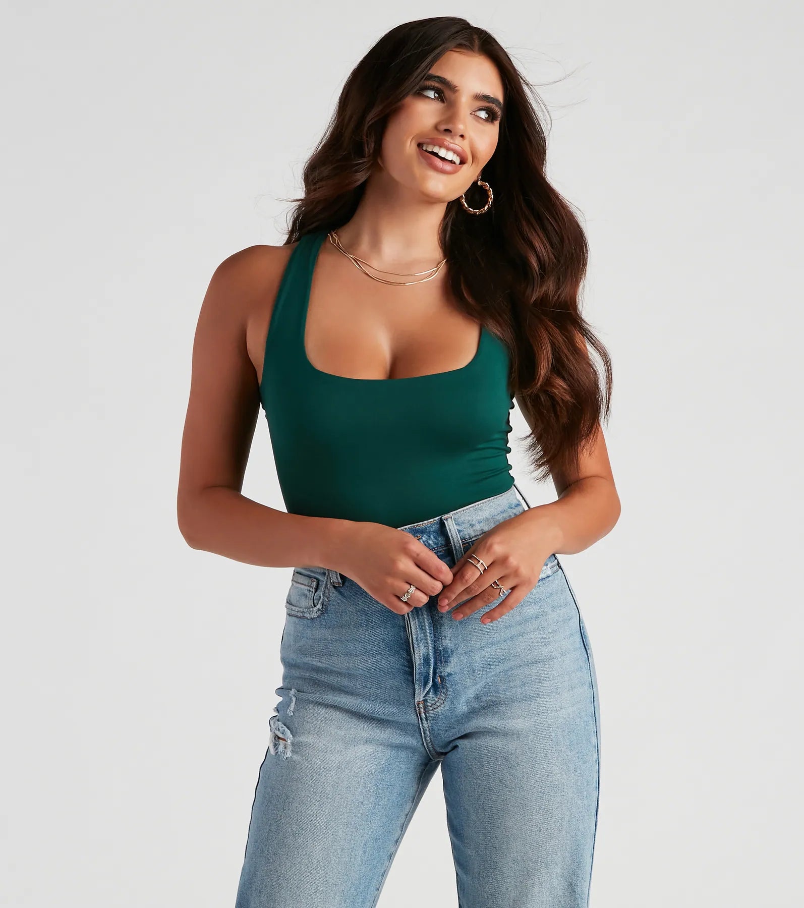Staple Piece Scoop Neck Bodysuit - Image 6