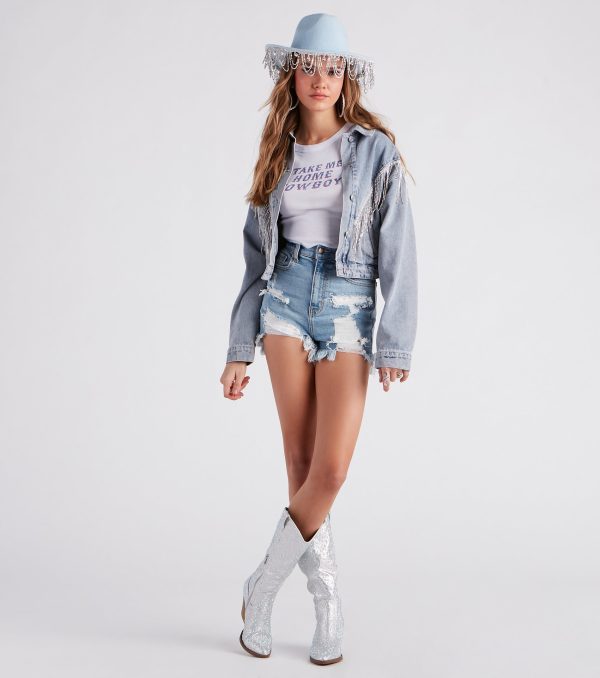 Take Me Home Cowboy Graphic Tank Top - Image 3