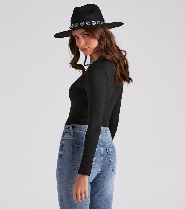 Smooth Basic Long Sleeve Bodysuit - Image 7