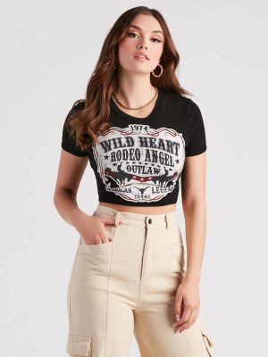 Rodeo Angel Cropped Graphic Tee