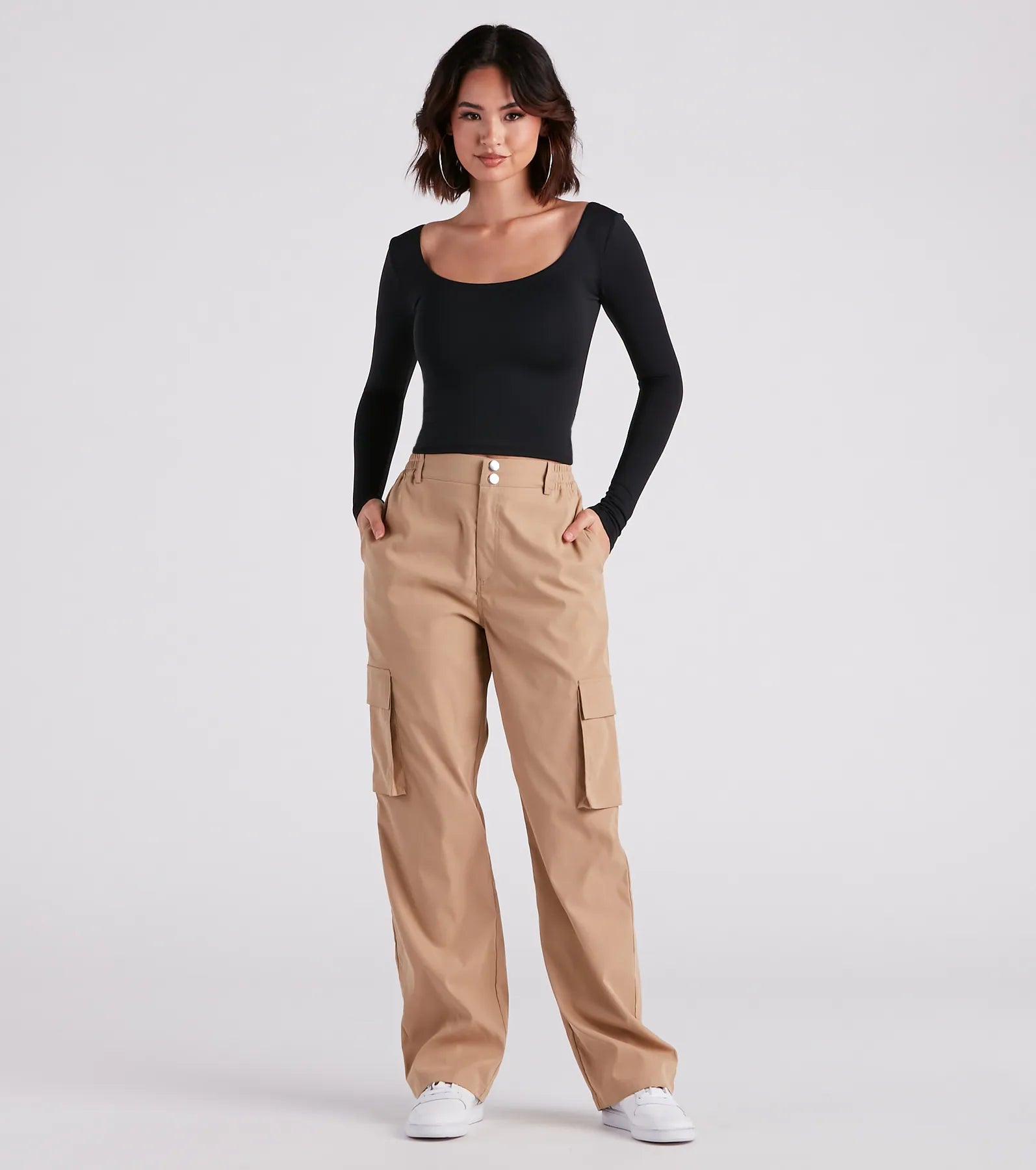 Clean Lines Scoop Neck Seamless Top - Image 3