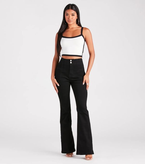 Retro Street Style Tank Crop Top - Image 3