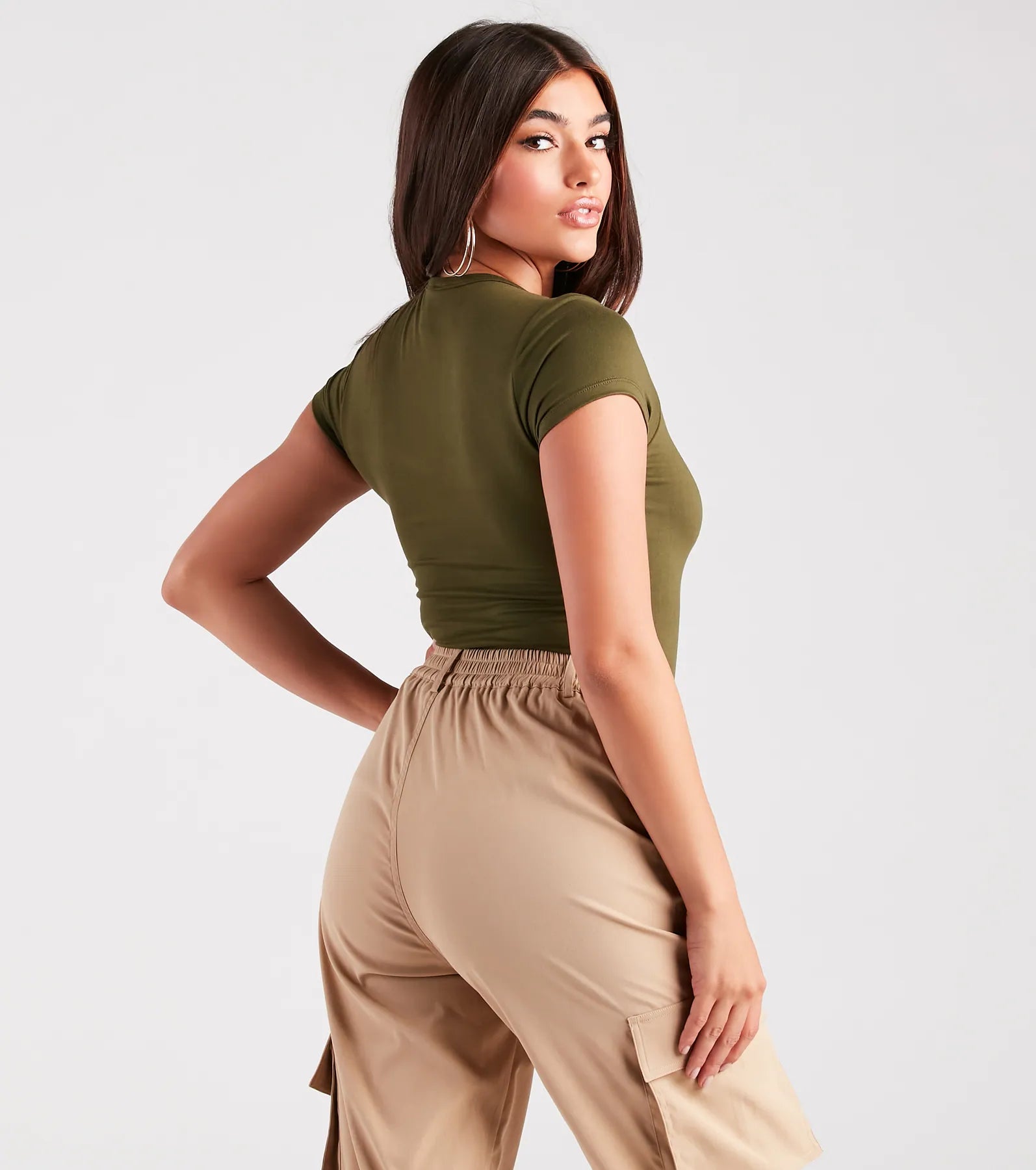 Casually Cute Basic Short Sleeve Bodysuit - Image 12