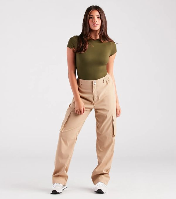 Casually Cute Basic Short Sleeve Bodysuit - Image 13