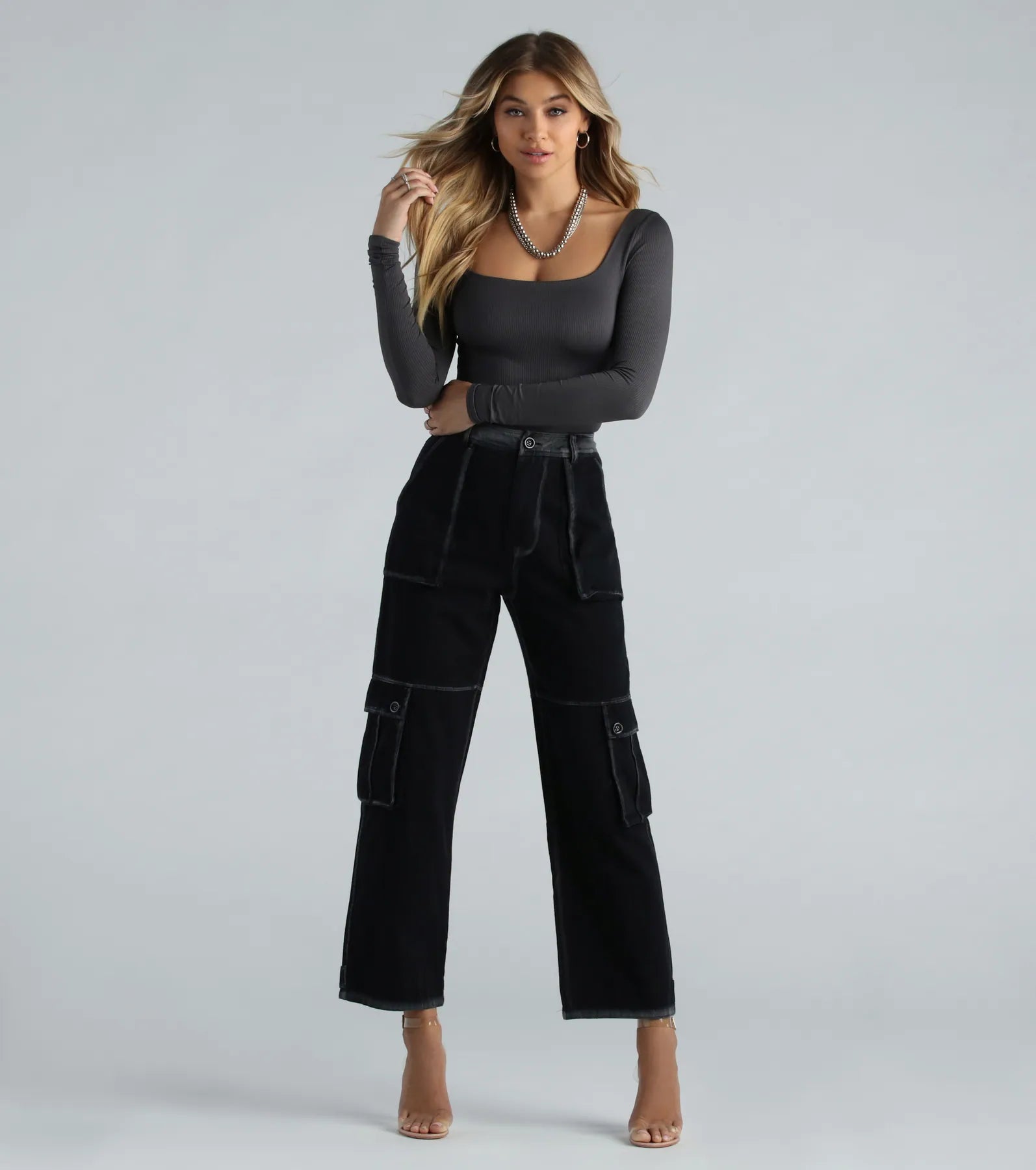 Flawless Vibes Smooth Knit Long Sleeve Bodysuit - Image 13
