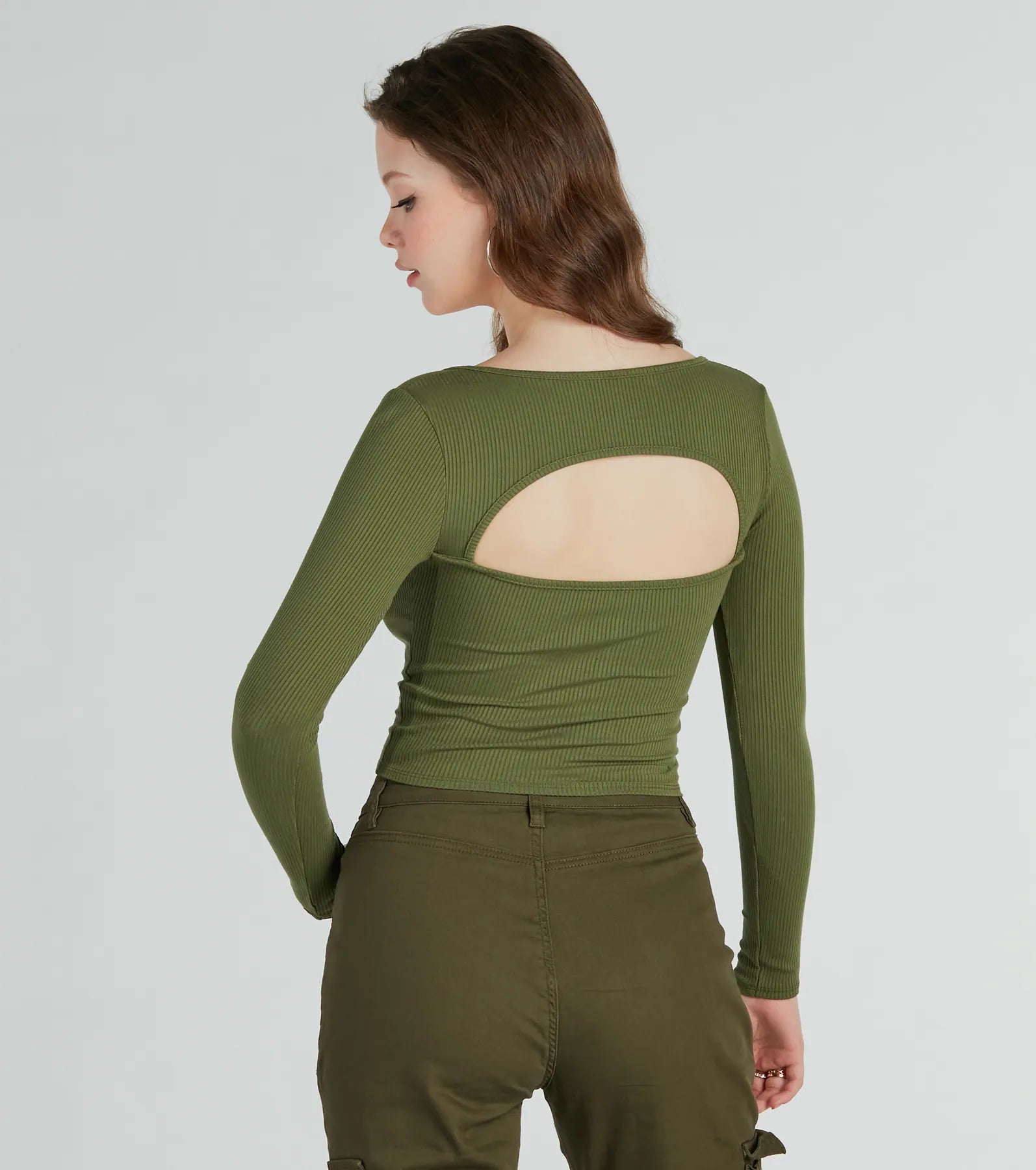 Signature Stunner Long Sleeve Rib Knit Top - Image 7