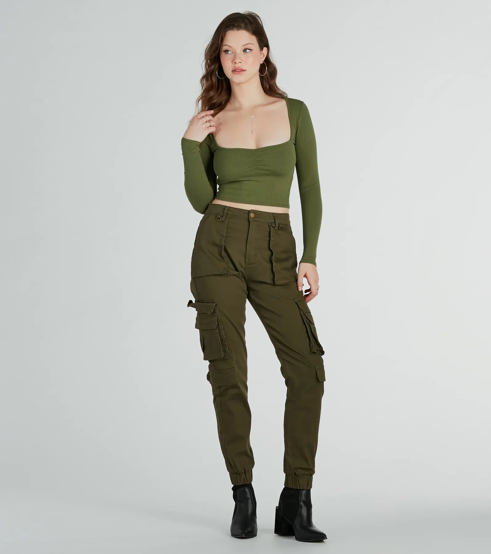 Signature Stunner Long Sleeve Rib Knit Top - Image 9