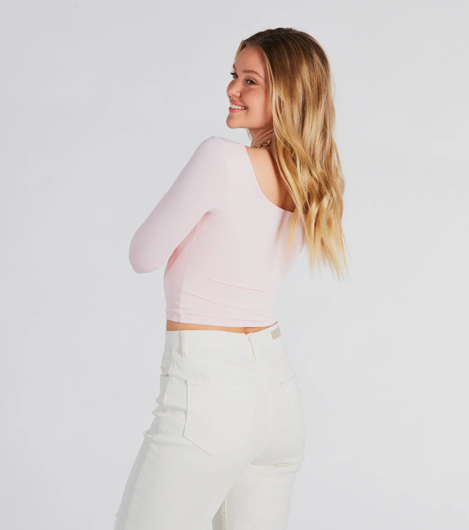 Clean Lines Scoop Neck Seamless Top - Image 18