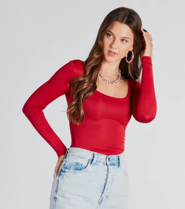 Clean Lines Scoop Neck Seamless Top - Image 5