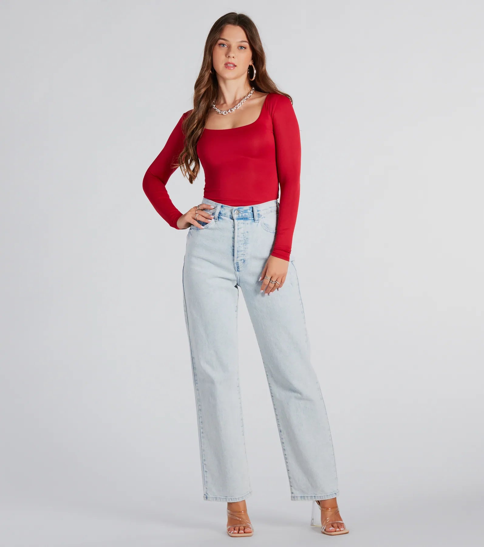 Clean Lines Scoop Neck Seamless Top - Image 7