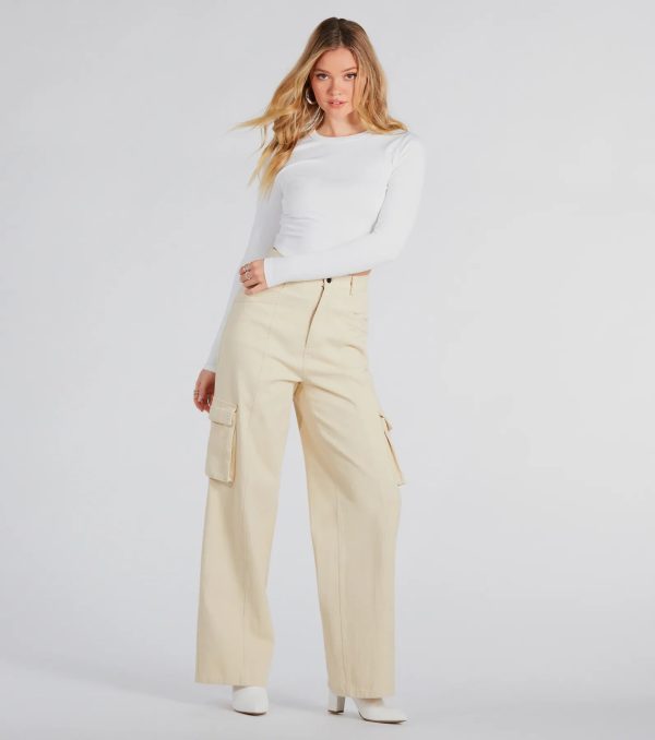Smooth Classic Long Sleeve Crop Top - Image 4