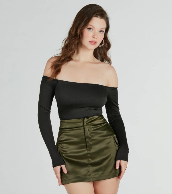 Simply Elevated Off-The-Shoulder Smooth Knit Top - Image 6
