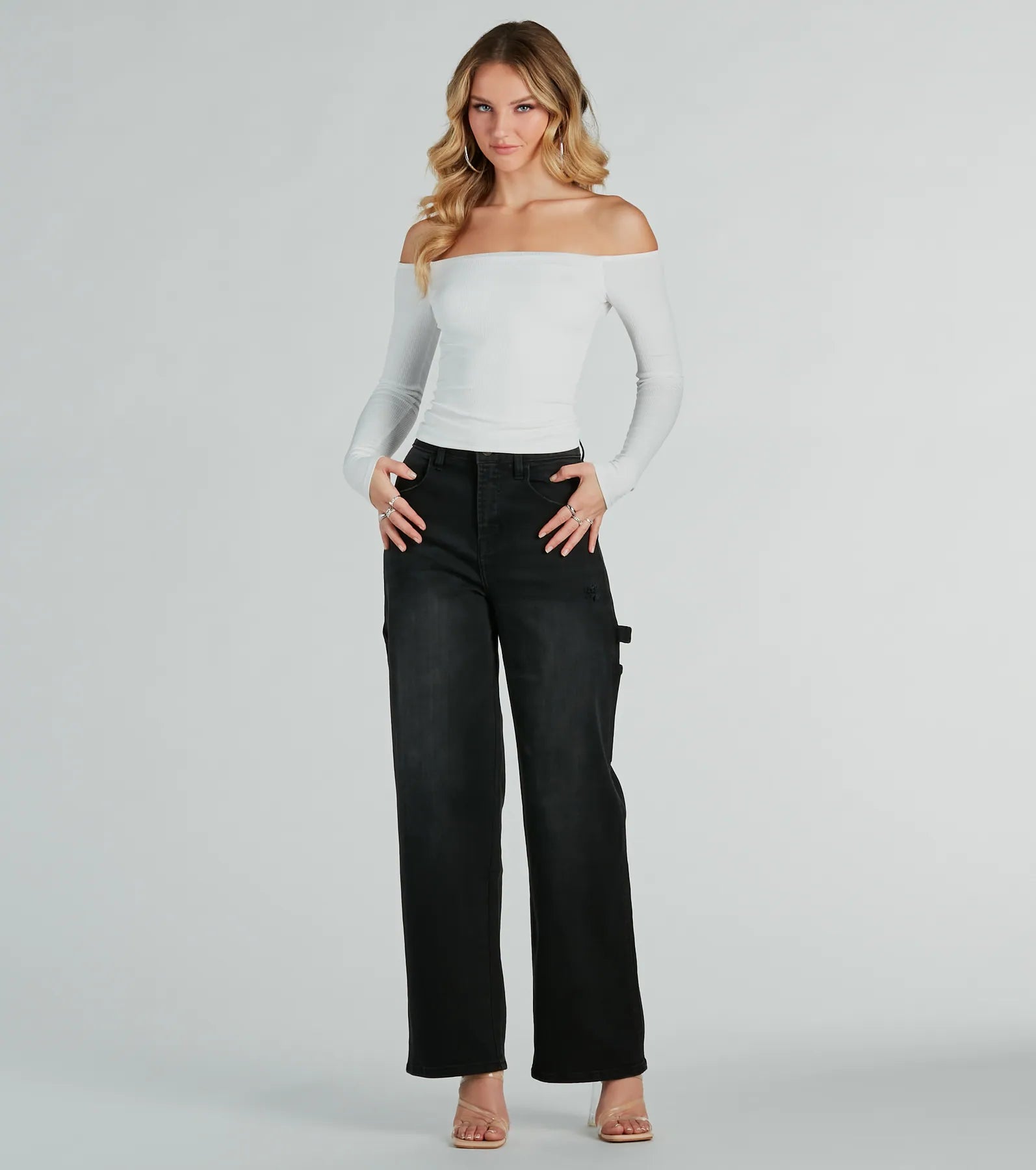Simply Elevated Off-The-Shoulder Smooth Knit Top - Image 4