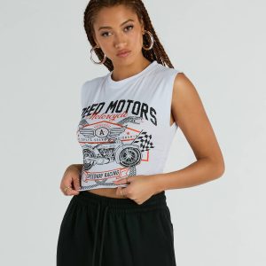 Speed Motors Racing Muscle Graphic Tee