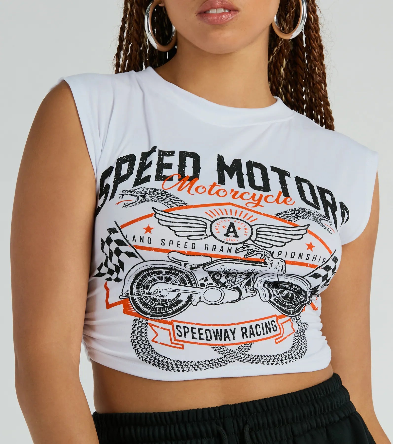 Speed Motors Racing Muscle Graphic Tee - Image 3