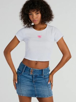 Girly Twirl Bow Short Sleeve Tee