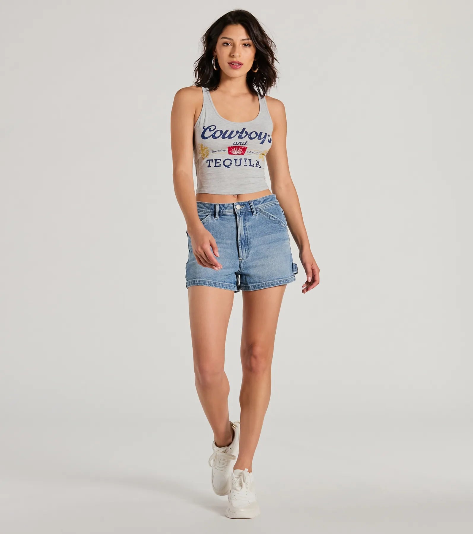 Cowboys And Tequila Graphic Tank Top - Image 4