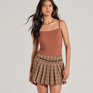 Effortless Mentality Scoop Neck Crop Top