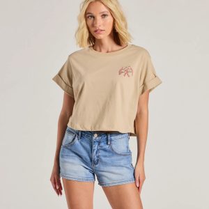 Good Luck Crop Graphic Tee