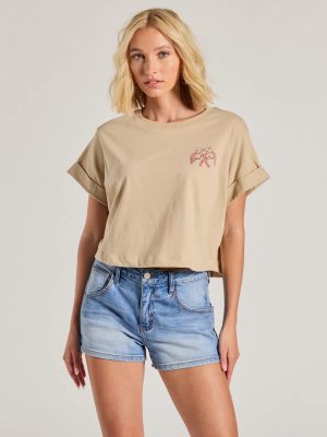 Good Luck Crop Graphic Tee