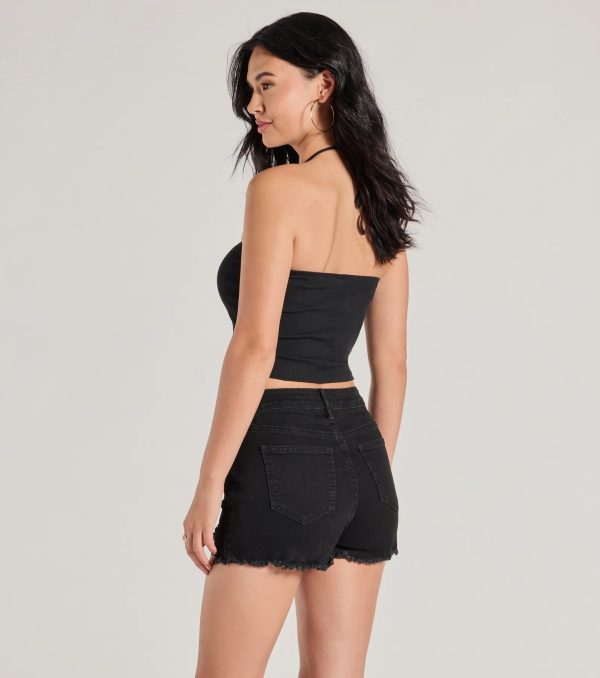 No Rest For The Wicked Halter Graphic Top - Image 2