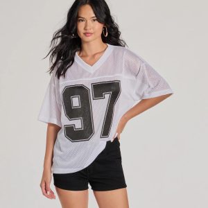 Sporty Babe 97 Oversized Jersey Tee
