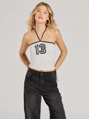 Lucky Thirteen Strapless Tube Crop Top