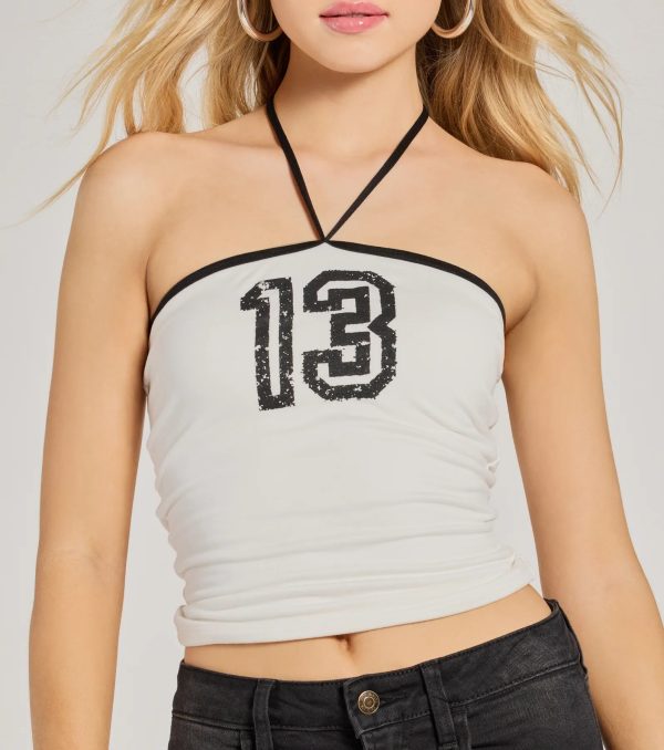 Lucky Thirteen Strapless Tube Crop Top - Image 4