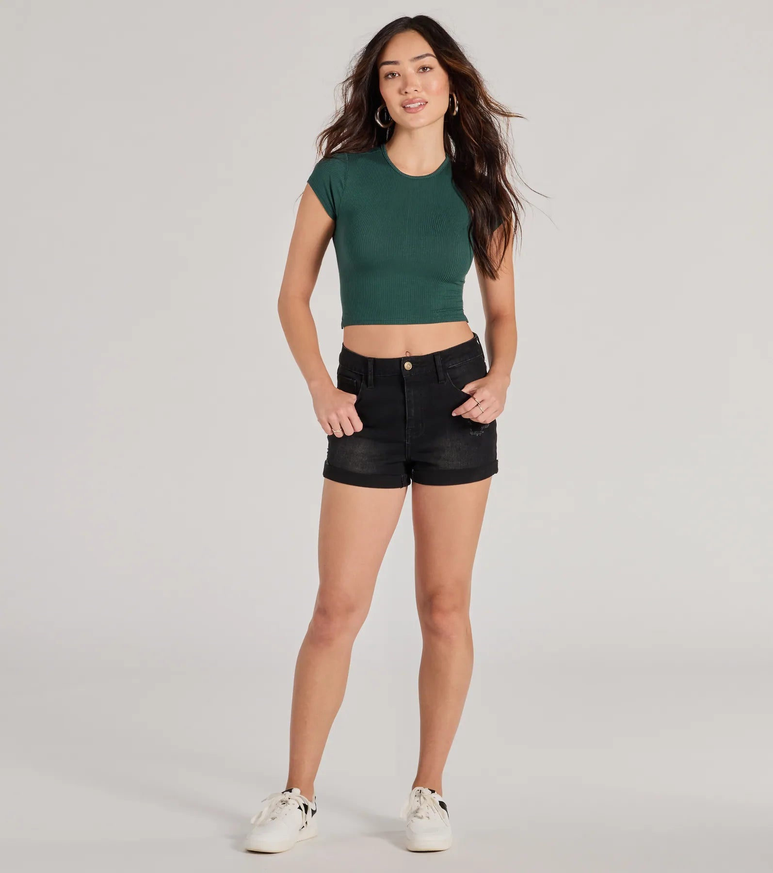 Cute Twist Strappy Back Crop Top - Image 3