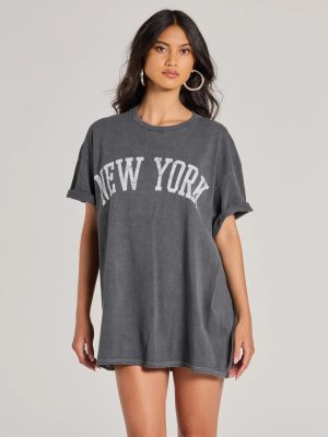 New York Oversized Graphic Tee