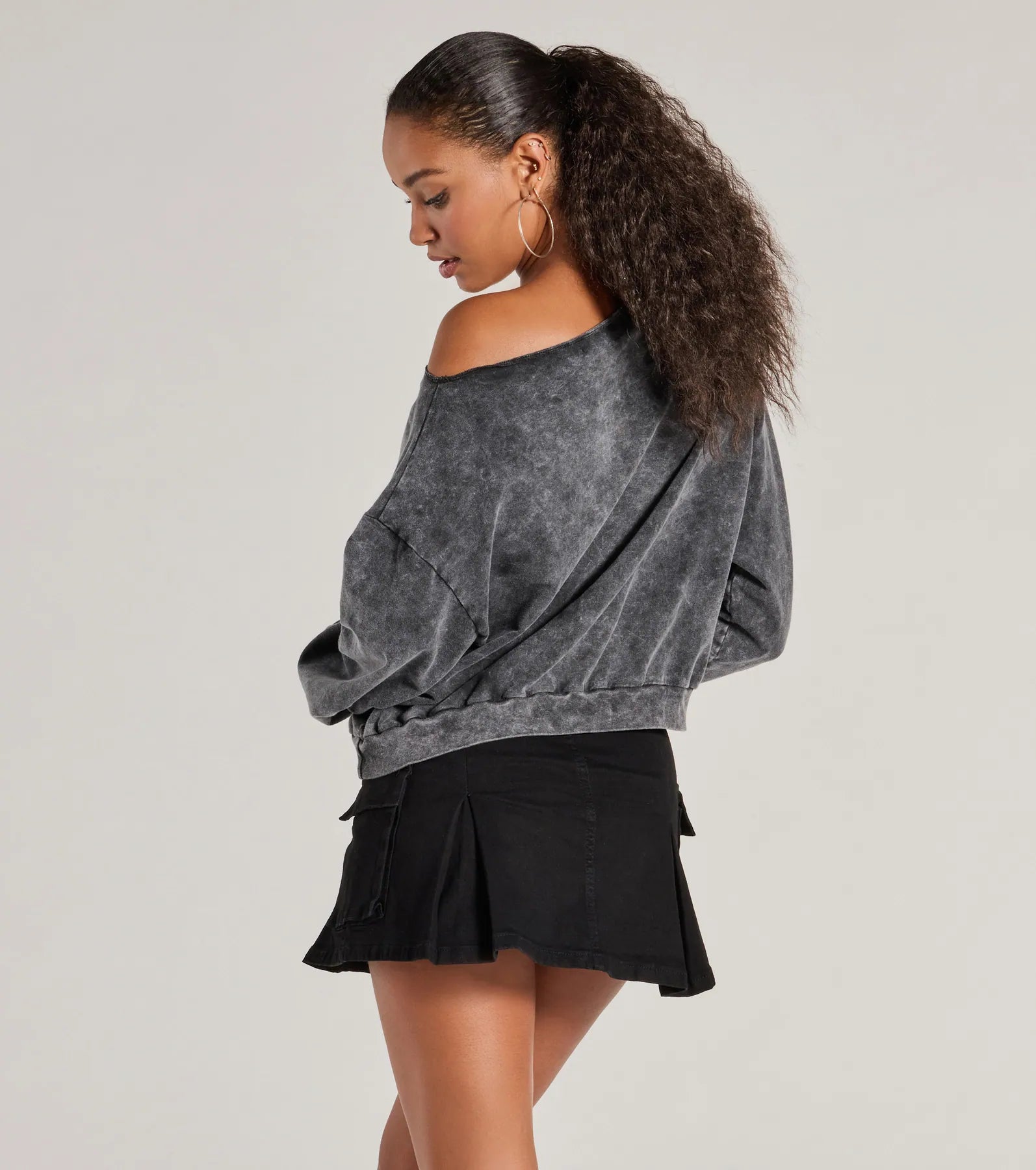 Comfy Vibes Only Washed Knit Pullover Top - Image 2