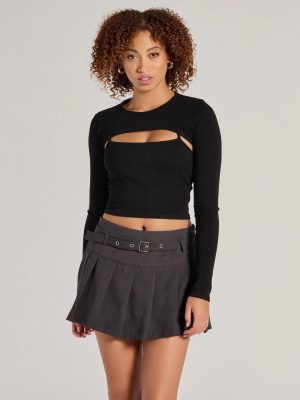 Snuggle Worthy Ribbed Knit Long Sleeve Top