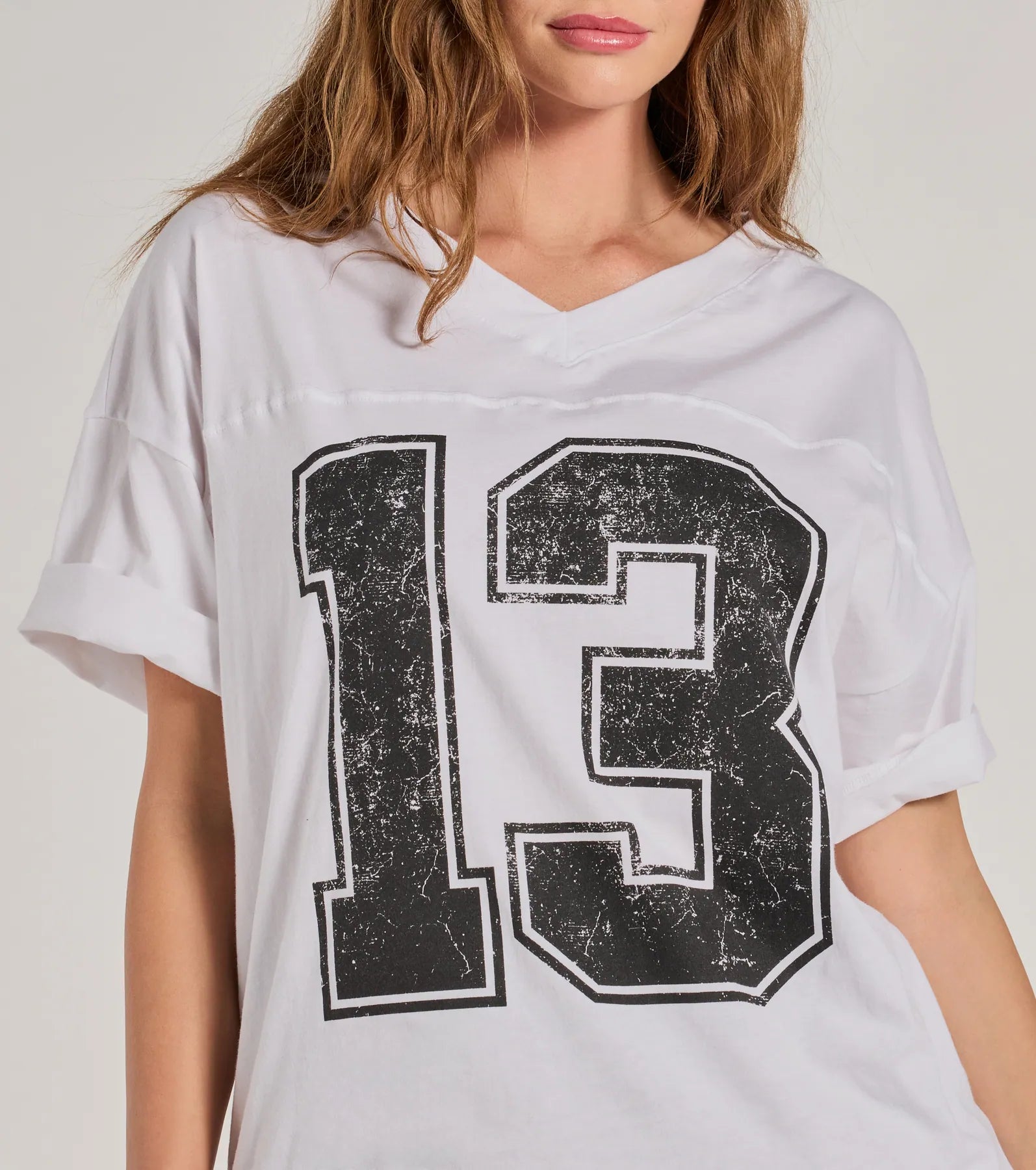 Sporty Style Oversized Graphic Tee - Image 4