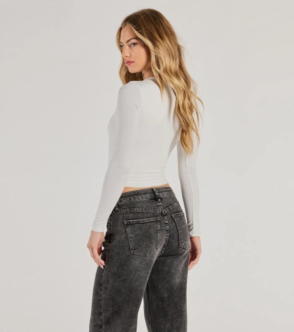 Essential Long Sleeve Crew Top - Image 30
