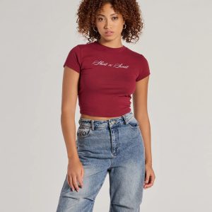 Short n' Sweet Cropped Graphic Tee