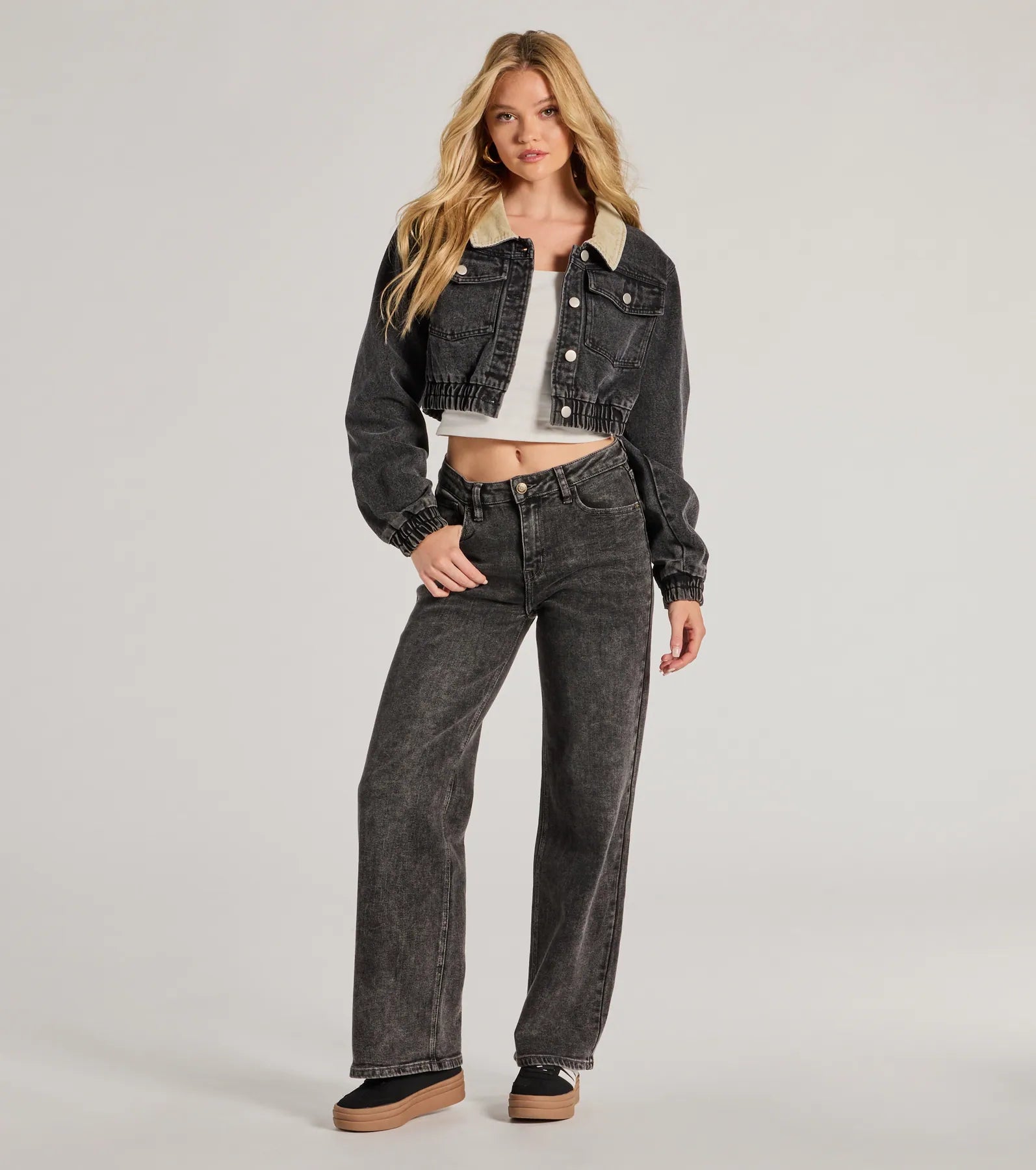 Back To Basics Cropped Long Sleeve Top - Image 8