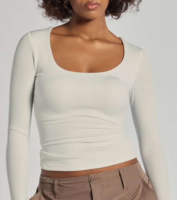 Forever Staple Smooth Knit Long Sleeve Top - Image 4