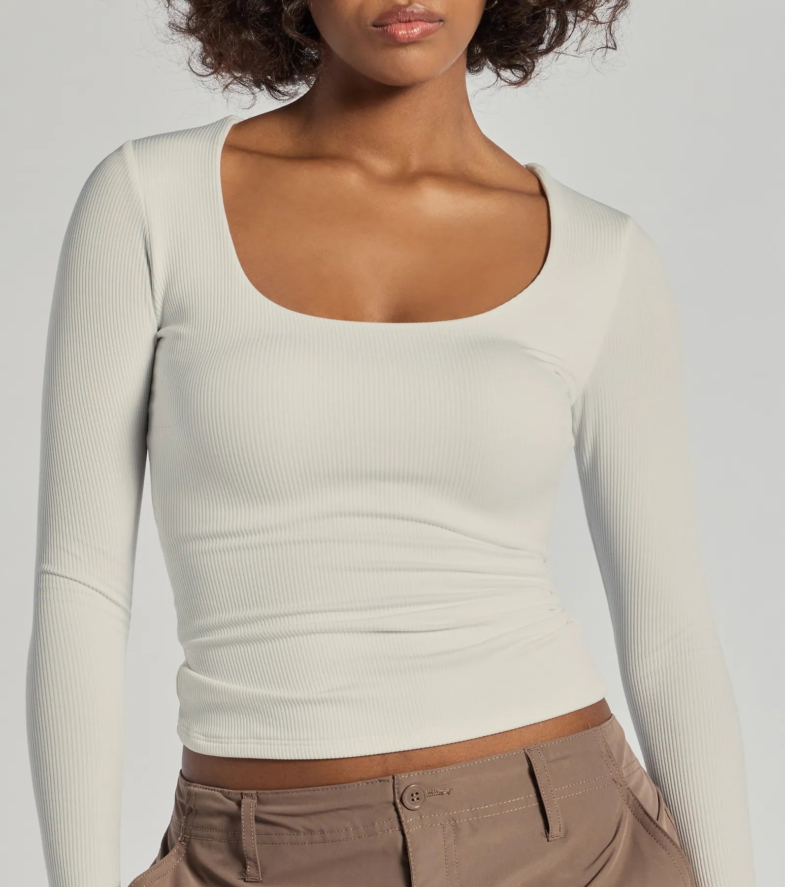 Forever Staple Smooth Knit Long Sleeve Top - Image 4