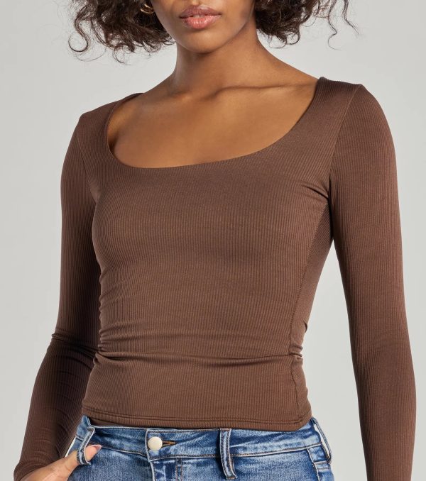 Forever Staple Smooth Knit Long Sleeve Top - Image 8