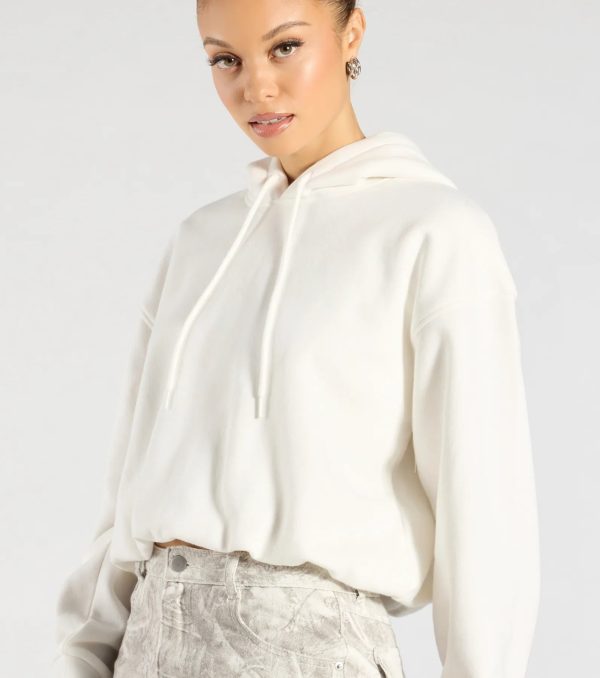 Comfy Mode Cropped Pullover Hoodie - Image 4