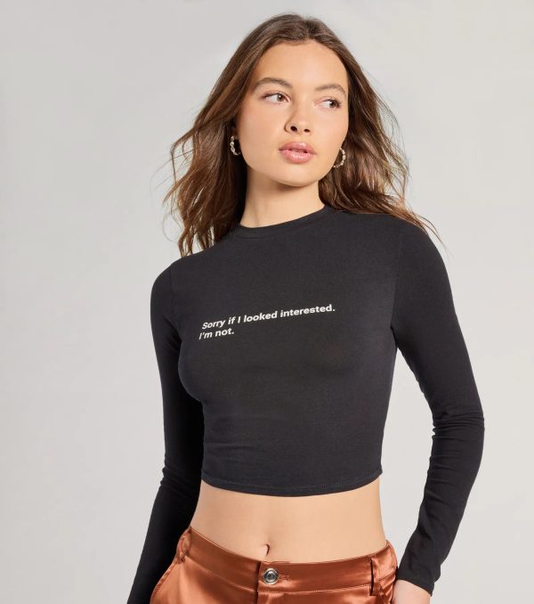 Sorry If I Looked Interested Graphic Tee - Image 4
