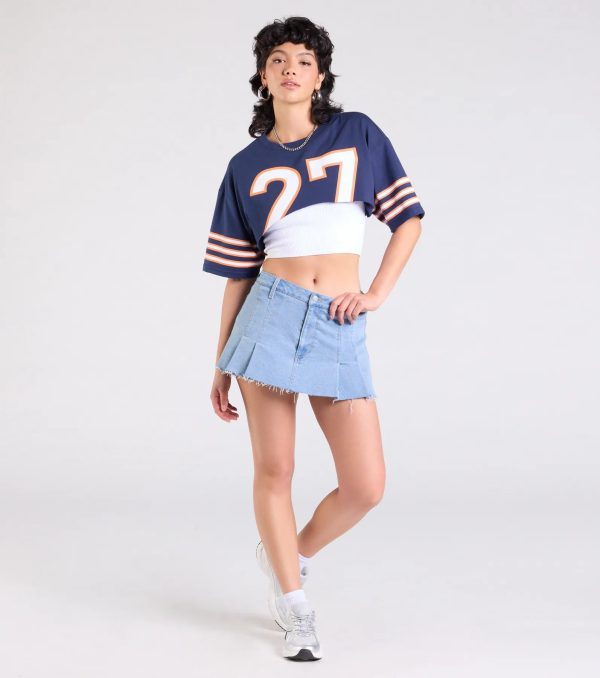 Go Team Varsity Graphic Crop Tee - Image 7
