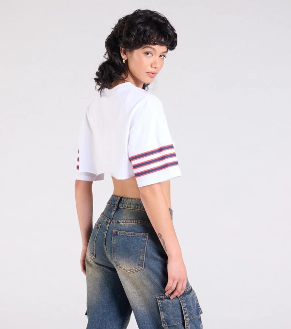 Go Team Varsity Graphic Crop Tee - Image 2