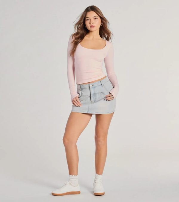 Forever Staple Smooth Knit Long Sleeve Top - Image 15