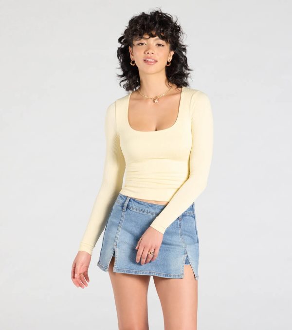 Forever Staple Smooth Knit Long Sleeve Top - Image 17