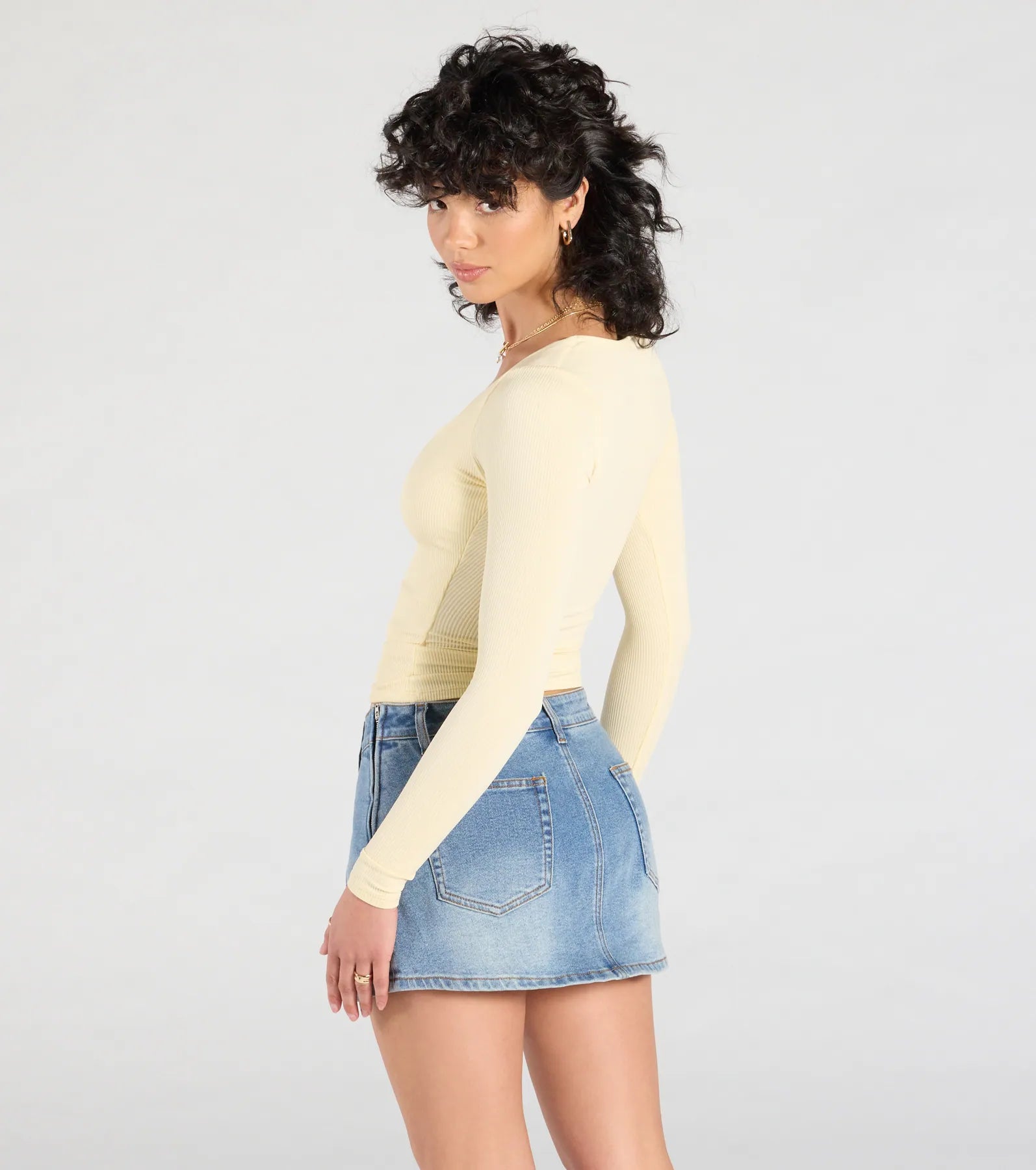 Forever Staple Smooth Knit Long Sleeve Top - Image 18