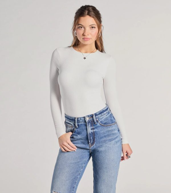 Smooth Moves Long Sleeve Crew Neck Bodysuit - Image 11