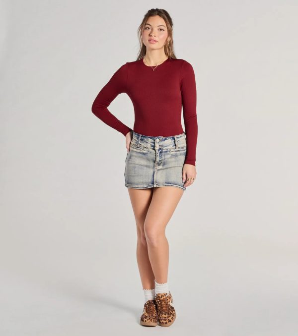 Smooth Moves Long Sleeve Crew Neck Bodysuit - Image 4