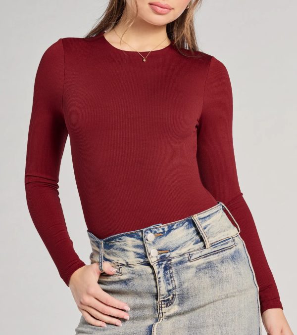 Smooth Moves Long Sleeve Crew Neck Bodysuit - Image 5