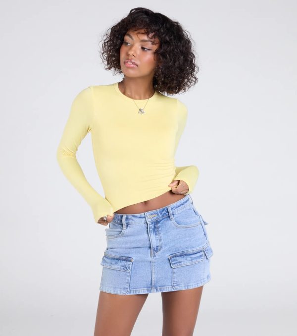 Essential Long Sleeve Crew Top - Image 33